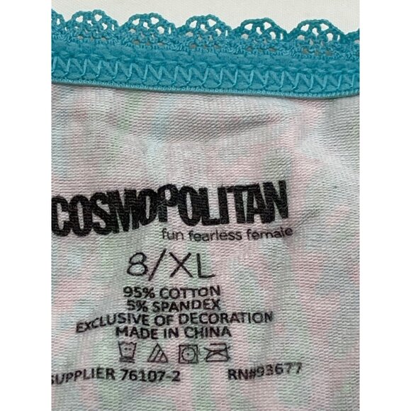 Cosmopolitan Women's Hipster Panties 8/XL - Psychedelic Camo & Lace Trim NWT! - Picture 9 of 9